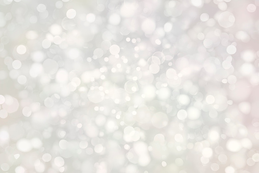 Blurred white sparkles