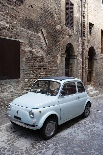 Vintage Italian car. 