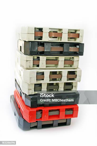 Eight Track Tape Stack Stock Photo - Download Image Now - 1960-1969, 1970-1979, 60-69 Years