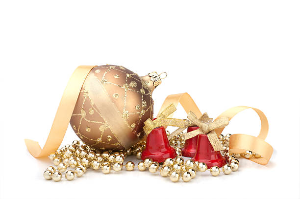 istock Red and gold Christmas decoration 183286521