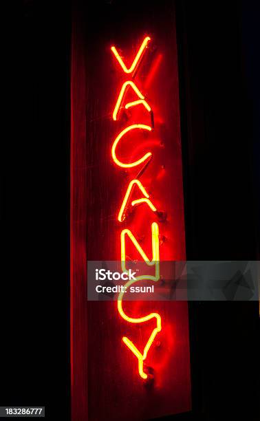 Roadside Motel Sign Stock Photo - Download Image Now - Vacancy, Neon Lighting, Motel