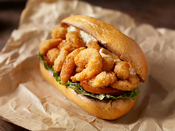 istock Shrimp Po Boy Sandwich 183286853