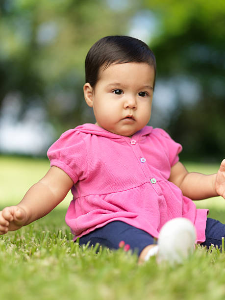 istock Lovely baby girl 183286870