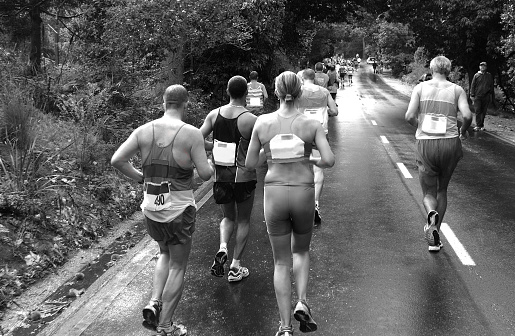 Running is A Mind Game #07 b&w