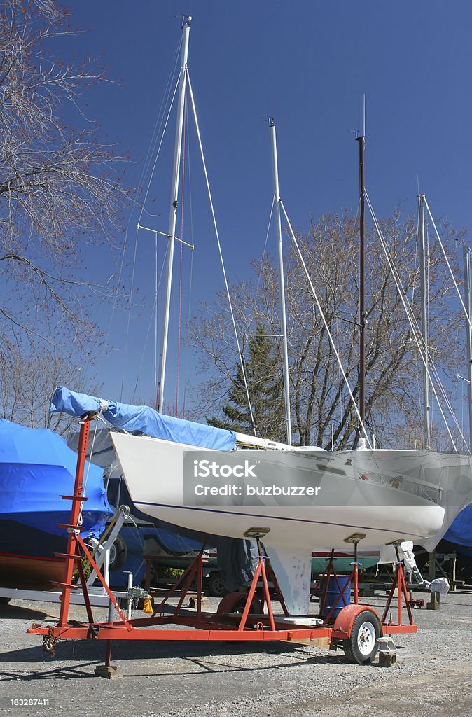 Boot auf Wartungsarbeiten - Lizenzfrei Aktivitäten und Sport Stock-Foto