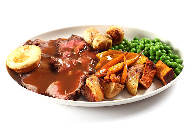 Roast Beef stock photo