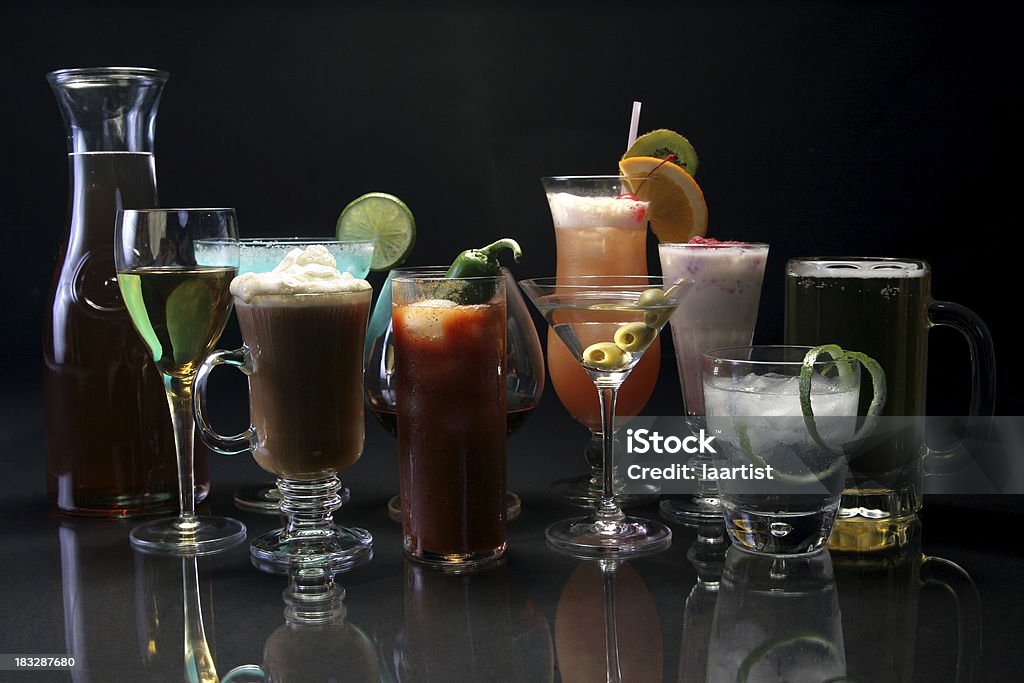 Cocktail de reflexos 2. - Royalty-free Bebida Foto de stock