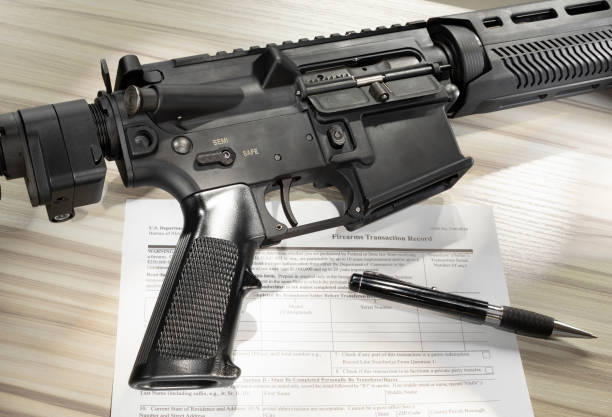 istock Background check to buy an assault rifle in public domain 1832877342