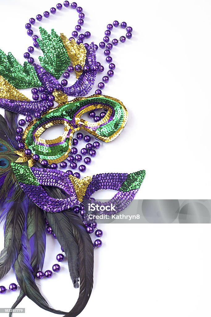 Feathers y Sequins - Foto de stock de Mardi Gras libre de derechos