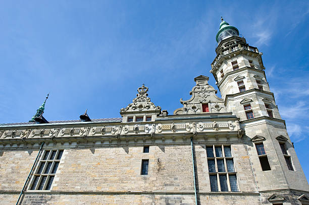 bleu danois - kronborg castle photos et images de collection