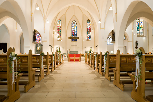 Empty church before a wedding ceremonyPlease see some similar pictures from my portfolio: