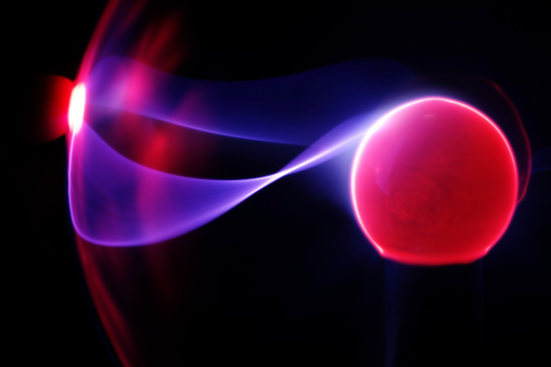 Abstract of plasma ball discharge.