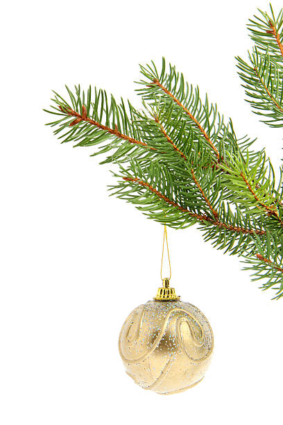 istock Golden christmas ball 183289274