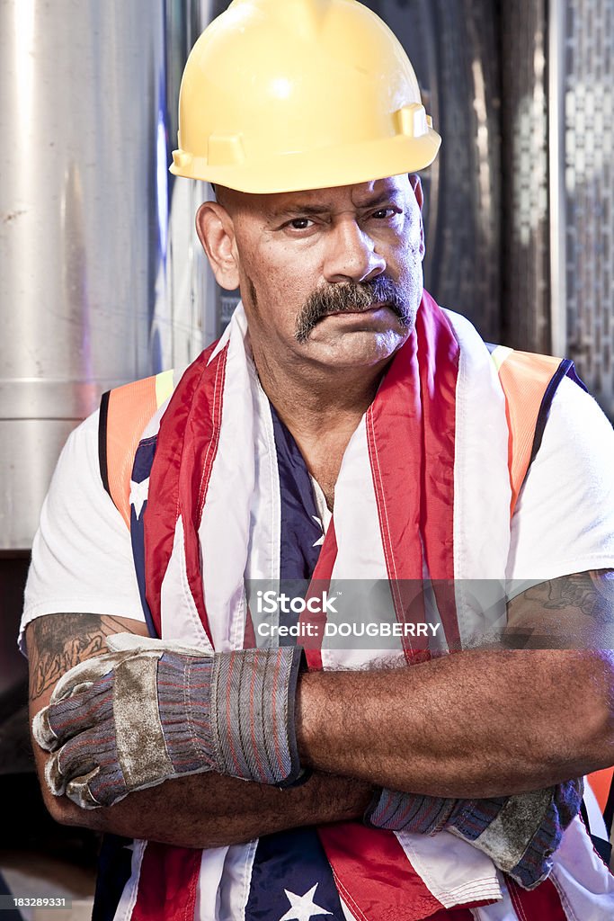 Hispanic Trabajador de construcción - Foto de stock de Adulto maduro libre de derechos