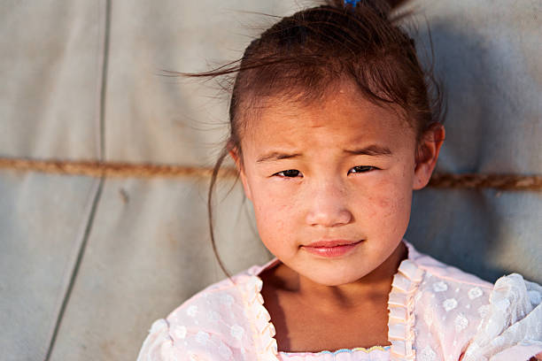 Portrait of Muslim girl.