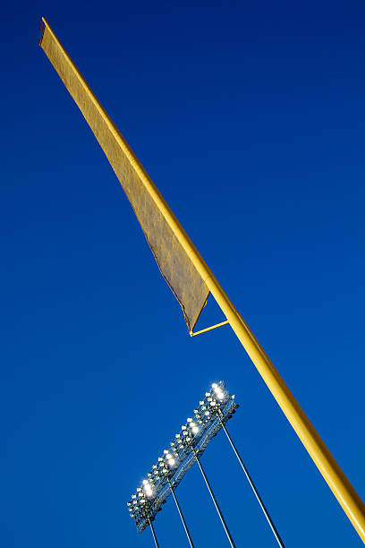 istock Stadium Lights and Foul Pole 183289655