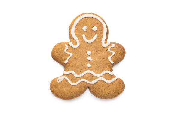 istock Christmas Gingerbread man cookie isolated on white background 1832897044