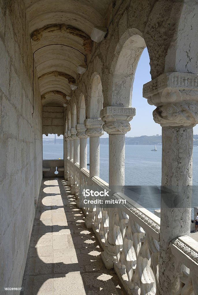 Tower of Belem Balcony at Tower of Belem Belém - Brazil Stock Photo