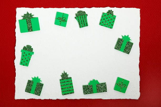 istock Blank Chirstmas Card with Decoration 183290277