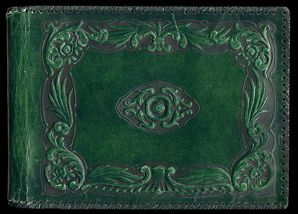 istock Old style wedding album cover 183290423