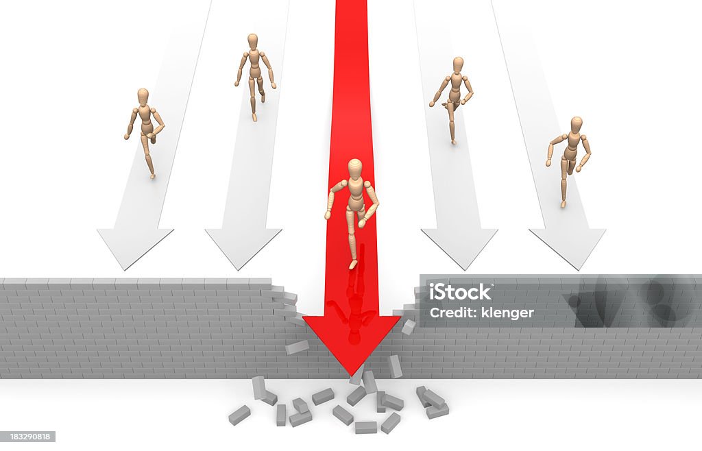 Franchir les obstacles - Photo de Abstrait libre de droits