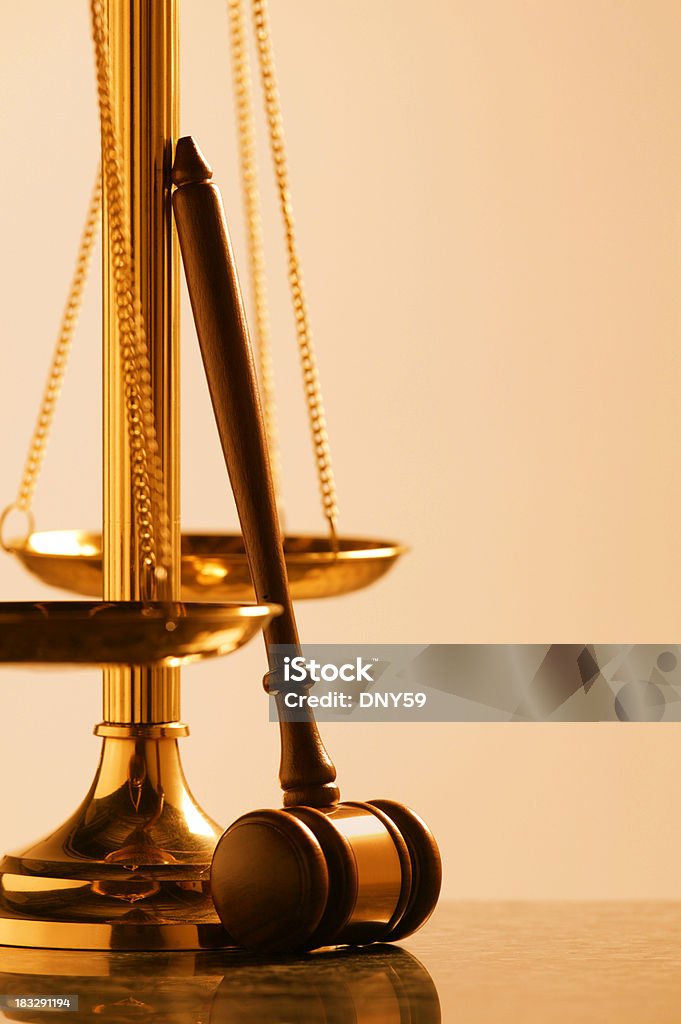 Balance de la Justice, Marteau de juge - Photo de Balance de la Justice libre de droits