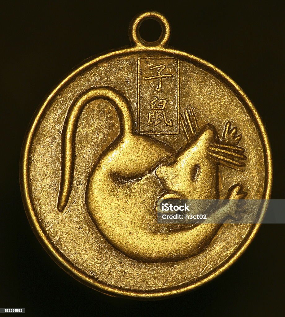 pendant - rat "Year of the Rat: 1924, 1936, 1948, 1960, 1972, 1984, 1996, 2008, 20201 of 12 pendants containing animals of the chinese zodiac - ramview more in" Rat Stock Photo