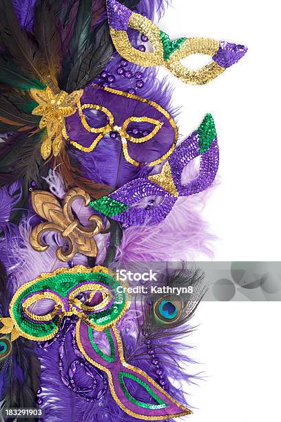 Photo libre de droit de Masques Et De Plumes banque d'images et plus d'images libres de droit de Mardi Gras - Carnaval - Mardi Gras - Carnaval, Masque de mascarade, Plume