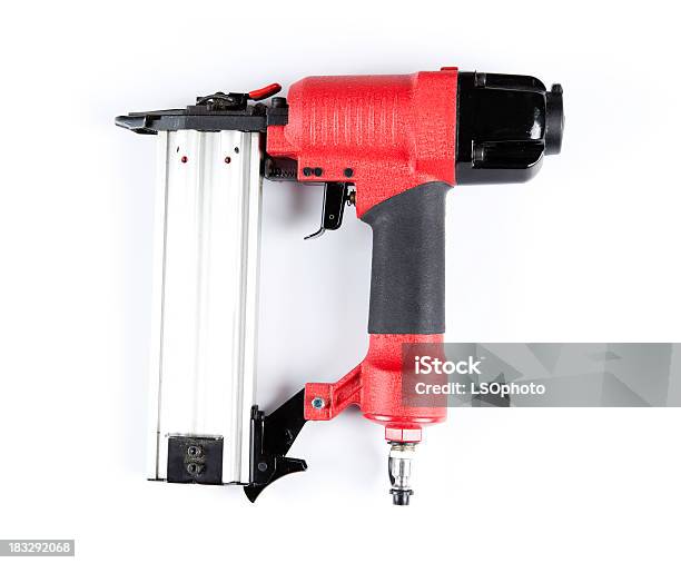 Nail Gun Stock Photo - Download Image Now - Cut Out, Equipment, Hammer