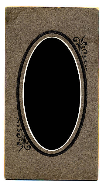 istock Vintage Oval Photo Border 183292173