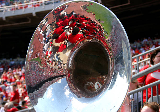 Game Day Reflections 1 Sporting event reflected in band tubaSimilar images: oregon state university stock pictures, royalty-free photos & images