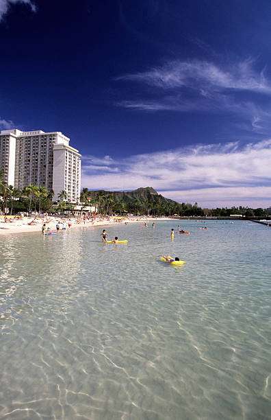 istock USA Hawaii O'ahu, Waikiki and Diamond Head. 183292435