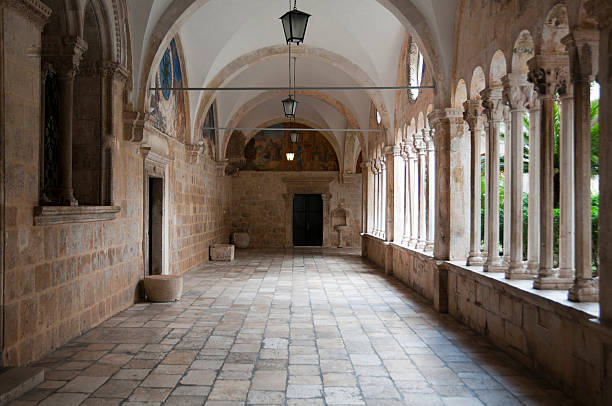 istock Croatia, Dalmatia, Dubrovnik, Cloister at Franciscan Monastery 183292587