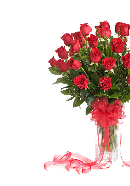 istock Vase of Roses 183292861