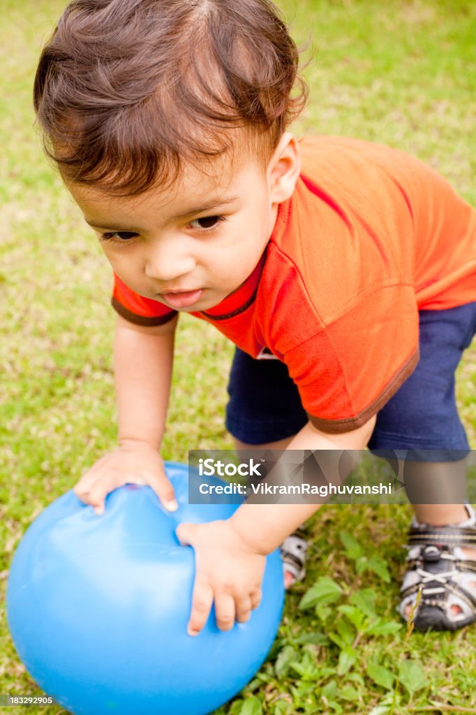 Vertical Retrato de um alegre asiáticos/indianos criança criança de colo - Foto de stock de 12-17 meses royalty-free