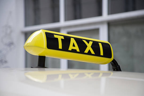 istock German Taxi sign 183292966