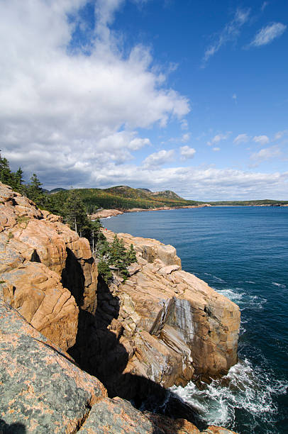 istock View of granite cliffs and coastline 183293088