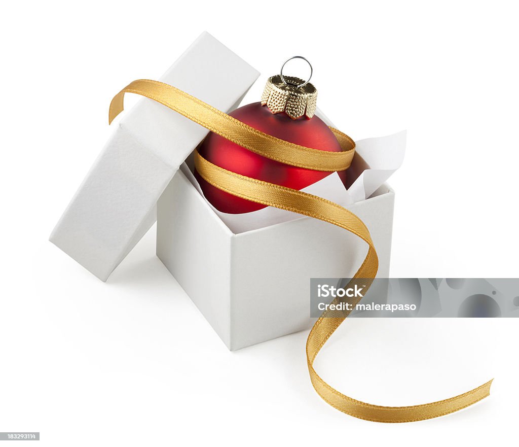 Bolas de Navidad en su caja - Foto de stock de Burbuja libre de derechos