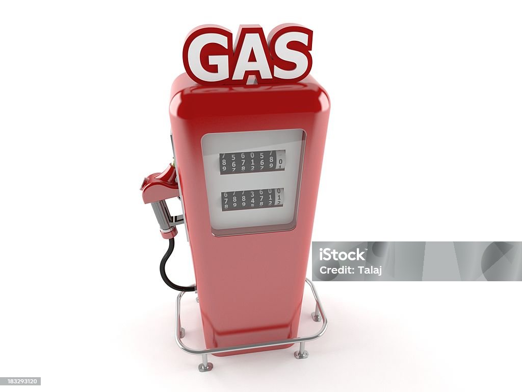 Posto de Gasolina - Royalty-free Tridimensional Foto de stock