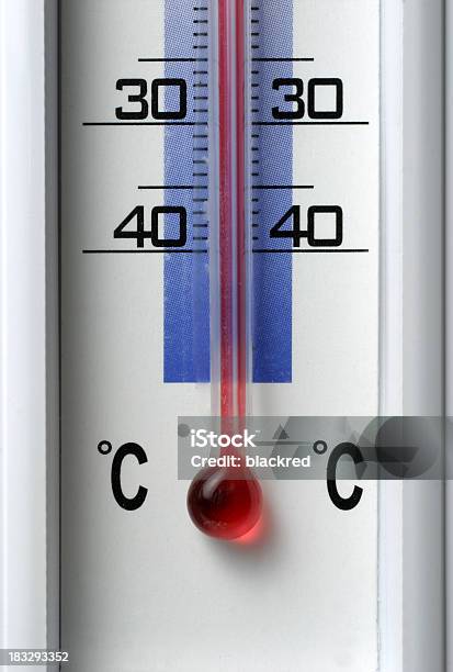 Foto de Termômetro e mais fotos de stock de Alto - Descrição Geral - Alto - Descrição Geral, Branco, Calor