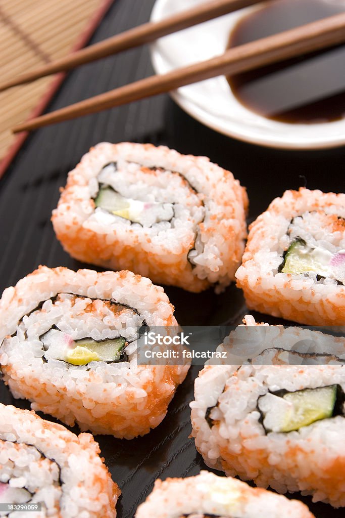 Тарелка для суши - Стоковые фото Авокадо роялти-фри