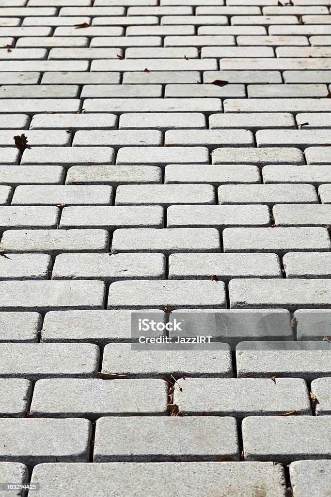 Graues GG Pflasterstein Auffahrt von oben - Lizenzfrei Abstrakt Stock-Foto