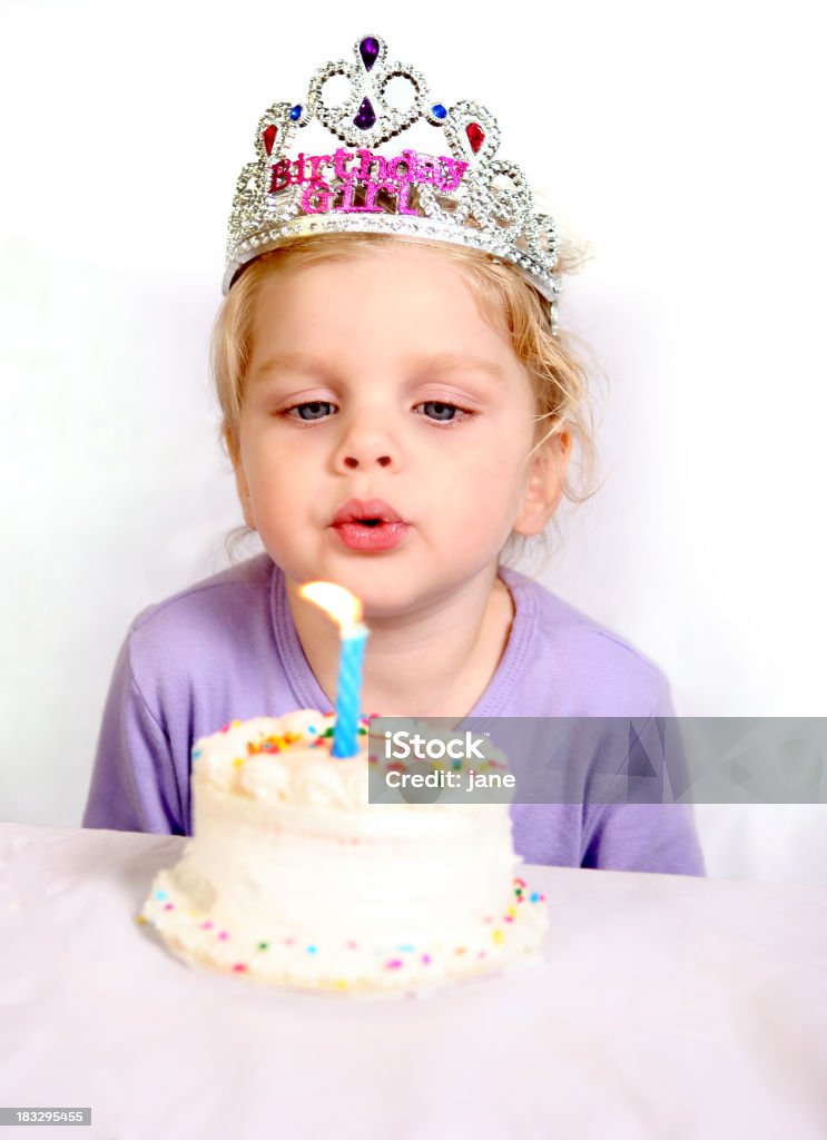 Aniversário Menina 2 - Royalty-free Acontecimentos da Vida Foto de stock