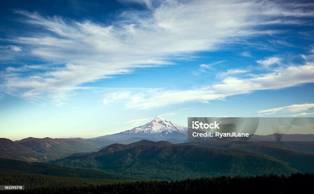 Mount Hood in Oregon State - Lizenzfrei Anhöhe Stock-Foto