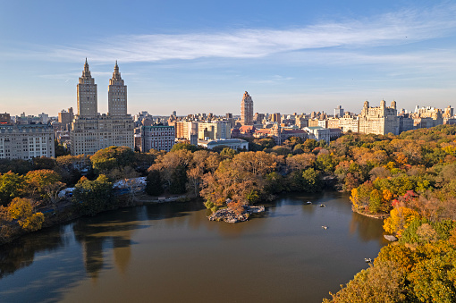 Central Park in autumn foliage, New York City