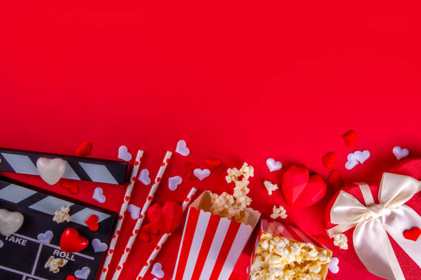 istock Romantic date on Valentine's Day movie marathon 1832959499