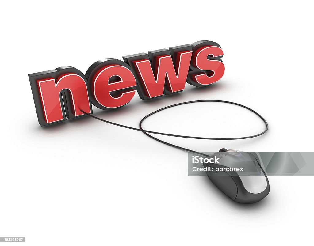 3D Word News with Computer Mouse 3D Word Shop with Computer Mouse Computer Mouse Stock Photo