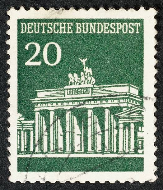selo postal alemão - number 20 document ink symbol - fotografias e filmes do acervo