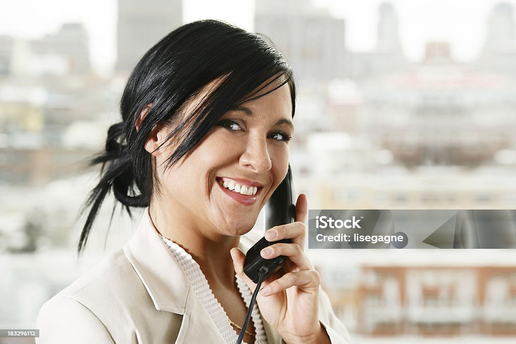 Frau am Telefon - Lizenzfrei Arbeiten Stock-Foto