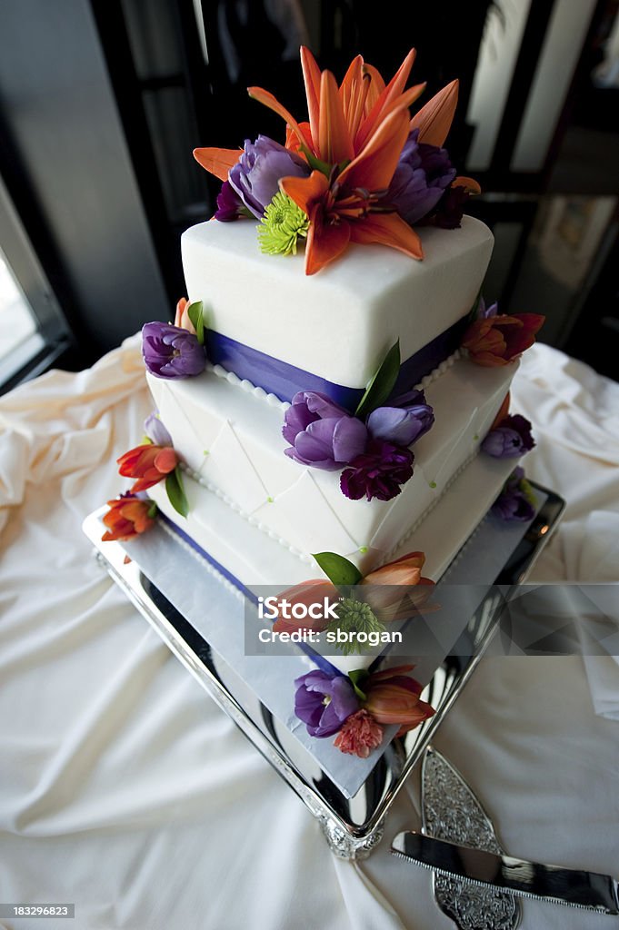 fondant pastel de bodas - Foto de stock de Alcorza libre de derechos